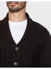 Threadbare Strickjacke Shaw in schwarz-braun