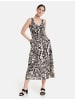 Gerry Weber Kleid Gewebe in Ecru/Weiss/Schwarz Druck