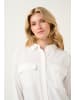 Cream Langarm - Hemd CRNola Loose fit in Snow White