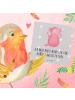 Mr. & Mrs. Panda Deluxe Karte Axolotl Hurra mit Spruch in Grau Pastell
