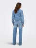 ONLY Jeans mit weitem Bein in Light Blue Denim