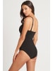 Sea Level Essentials Cross Front Multifit One Piece in BLACK