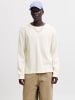 Jack & Jones Langarm-T-Shirt in Antique White
