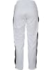 Urban Classics Track Pants in wht/blk/wht