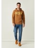salzhaut Hoodie HEFF - MOIN Hazelnut-Neon Yellow