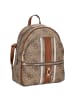 Guess Erenia Large - Rucksack (coal logo) in latte logo