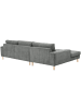 58 aufm Kessel SOFA mit Longchair links Kaylynn Cordstoff anthrazit