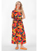IZIA Women Dress in yellow multicolor