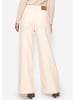 SASSYCLASSY Wide Leg Jeans mit hohem Bund in Beige