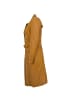 Mauritius Leder-Trenchcoat Lammnappa in Dunkelgelb
