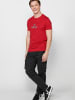 KOROSHI Kurzarm T-Shirt in rot