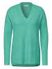 Cecil V-Kragen Pullover für Damen in Grün