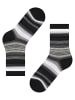 Burlington Socken Stripe in Black