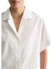 Marc O'Polo DENIM Kurzarm-Spitzenbluse relaxed in Silky White