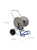 relaxdays Schlauchwagen - (B)61 x (H)94 x (T)60 cm