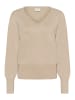Kaffe Strickpullover KAlone Regular fit in Classic Sand Melange