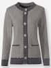 WITT WEIDEN Strickjacke in grau-meliert
