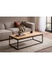 FineBuy Couchtisch in Braun / Akazie / 120x60x40