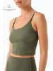 Organication Top "TARRA" in Oliv