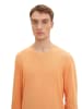 Tom Tailor Pullover Basic V-Neck in Orange