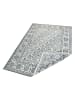 NORTHRUGS In- & Outdoor Wendeteppich Curacao Blau Creme