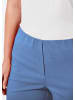 GOLDNER Stretchhose mit Seitenschlitzen in jeansblau