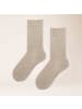 Kunert Socken Cosy Cashmere weich in Beige-mel.