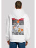 F4NT4STIC Ultra Heavy Hoodie Tom and Jerry TV Serie Basketball Buddies in weiß