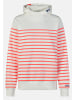 Salzhaut Hoodie VASEN in Fiery Coral - Offwhite