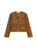 Marc O'Polo Lederjacke regular in Umbra Brown