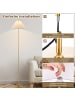 COSTWAY Stehlampe 162cm in Gold