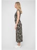 Cloud5ive Cloud5ive Dress with slit in black/beige