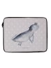 Mr. & Mrs. Panda Laptop Tasche Axolotl Schwimmen ohne Spruch in Grau Pastell