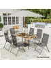 Outsunny Gartentisch in Braun 150L x 90B x 73H cm