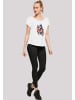 F4NT4STIC T-Shirt Marvel Avengers Captain America Streaks in weiß