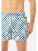 Gassa d’Amante Badeshorts Amalfi in Blau-weiss