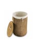 relaxdays 2x Wäschekorb in Natur/ Weiß - Je 80 l