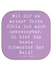 Mr. & Mrs. Panda Tischschoner Spruch Beste Schwester mit Spruch in Lavendeltraum