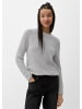 QS Strickpullover in 9400_grau meliert
