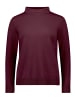 Betty Barclay Basic-Strickpullover mit Stehkragen in Maroon Banner