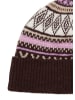 Marc O'Polo DENIM Jacquard-Strickmütze in Medium Brown