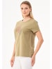 Organication T-Shirt "WOR13312" in Oliv