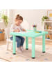 relaxdays Kindertisch in Salbei - (B)62 x (H)52 x (T)62 cm