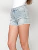 KOROSHI HOSE MINISHORT JEANS in blau