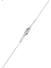 Elli DIAMONDS  Halskette 925 Sterling Silber Diamant, Plättchen in Silber