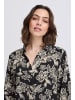 Fransa Langarm - Hemd FRARIANA Relaxed fit in Black aop SO25 01A