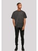 F4NT4STIC Oversize T-Shirt Ahoi Anker Outlines in schwarz