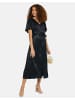 Threadbare Sommerkleid THB Salad Satin Midi in Black