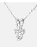 Diamant L'éternel Halskette mit Anhänger aus 375 Weißgold mit Diamant Stern