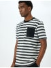 KOTON TSHIRT SS BSC in Schwarz Gestreift